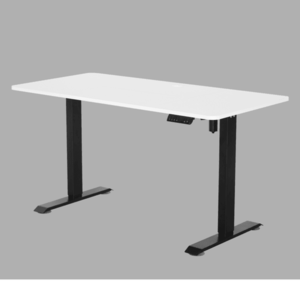 Sconto Písací stôl NESTOR biela/čierna vyobraziť
