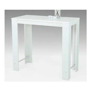 Barový stôl Frieda 120x58 cm, biely% vyobraziť
