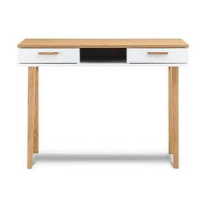 Konsimo Sp. z o.o. Sp. k. Pracovný stôl FRISK 75x100 cm dub/biela vyobraziť