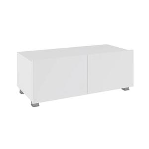 Konsimo Sp. z o.o. Sp. k. TV stolík PAVO 37x100 cm lesklá biela vyobraziť