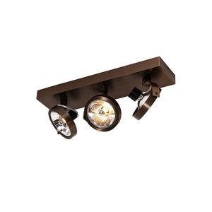 Dizajnové bodové tmavé bronzové nastaviteľné 3-svetlé - Go vyobraziť