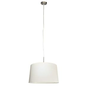 Moderné závesné svietidlo oceľové s tienidlom 45cm biele - Combi 1 vyobraziť