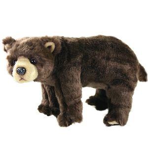 Rappa Plyšový medveď hnedý, 40 cm vyobraziť