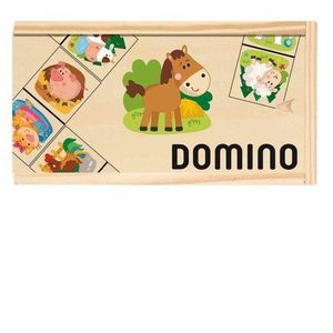 Woody Domino Domáce zvieratá, 19 x 10 x 5 cm vyobraziť