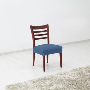 Forbyt Napínací poťah na sedák stoličky Denia modrá, 45 x 45 cm, sada 2 ks vyobraziť