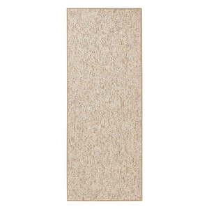 Béžovohnedý behúň BT Carpet Wolly, 80 × 300 cm vyobraziť