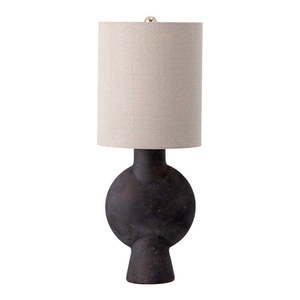 Hnedo-béžová stolová lampa Sergio - Bloomingville vyobraziť
