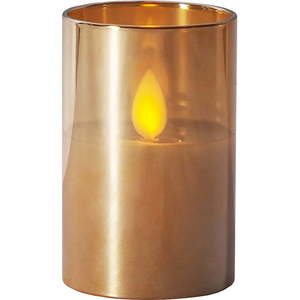 Oranžová LED vosková sviečka v skle Star Trading M-Twinkle, výška 7, 5 cm vyobraziť