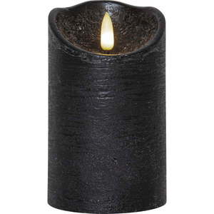 Čierna vosková LED sviečka Star Trading Flamme Rustic, výška 12, 5 cm vyobraziť