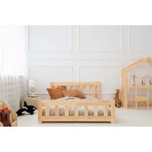 Detská posteľ z borovicového dreva v prírodnej farbe 140x200 cm CPN – Adeko vyobraziť