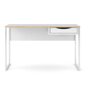 Biely pracovný stôl Tvilum Function Plus, 130 x 48 cm vyobraziť