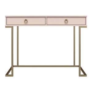 Ružový pracovný stôl CosmoLiving by Cosmopolitan Camila vyobraziť