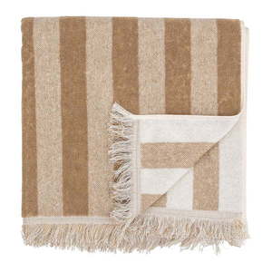 Hnedo–béžový bavlnený uterák 50x100 cm Elaia – Bloomingville vyobraziť