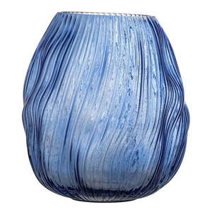 Modrá sklenená váza Leyla – Bloomingville vyobraziť
