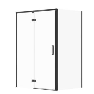 CERSANIT/S - Sprchovací kút LARGA 120x90 čierny, ľavý, číre sklo S932-130/90 vyobraziť
