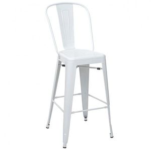 Barová stolička HWC-A73 Biela vyobraziť