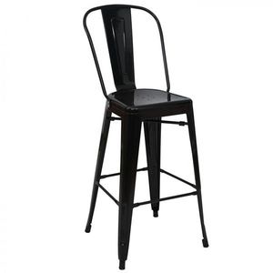 Barová stolička HWC-A73 Čierna vyobraziť