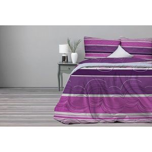 Bavlnené obliečky DANAUS 160x200 cm fialové vyobraziť
