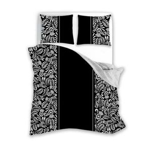 Bavlnené obliečky GLAMOUR 019 180x200 cm čierne/biele vyobraziť
