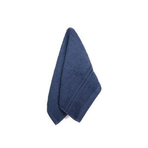 Bavlnený uterák Rondo 30x50 cm tmavo modrý vyobraziť