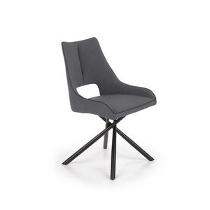 Dizajnová stolička Cretto sivá vyobraziť
