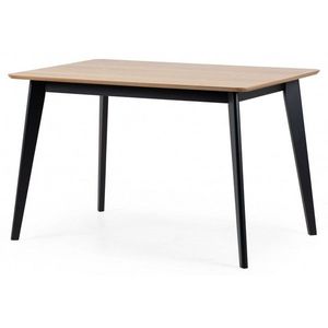 Jedálenský stôl Roxby 120 x 80 x 76 cm hnedý vyobraziť
