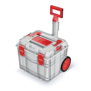 Kufr na nářadí CEBLOCCK ALLU LOG 45 x 38 x 38, 8 cm šedo-červený vyobraziť