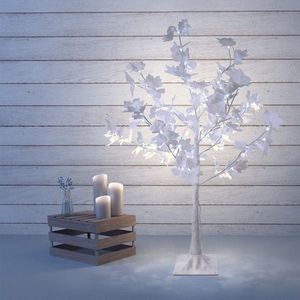LED svetelný stromček JAVOR biely vyobraziť