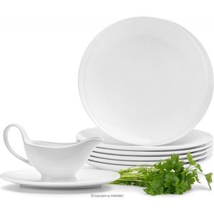 Salátový jídelní set RESEDA 8 ks bílý vyobraziť