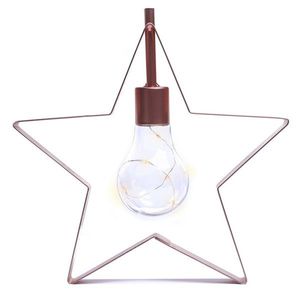 Vánoční LED lampa STAR červená vyobraziť