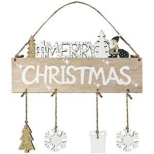 Vánoční závěsná ozdoba MERRY CHRISTMAS 20 cm dřevěná vyobraziť