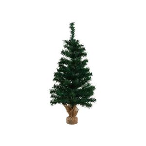 LIVARNO home Umelý vianočný stromček v jutovom vrecku (zelená) vyobraziť