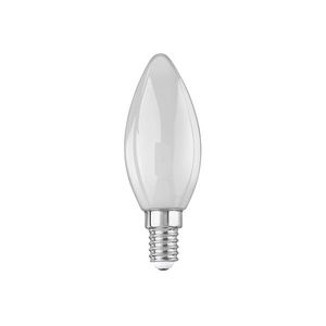 LIVARNO home Filamentová LED žiarovka (sviečka E14, mliečna biela) vyobraziť