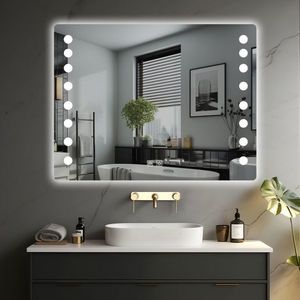 IREDA Kúpeľňové LED zrkadlo s osvetlením, 70 x 50 cm vyobraziť