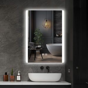 IREDA Kúpeľňové LED zrkadlo s osvetlením, 80 x 60 cm vyobraziť
