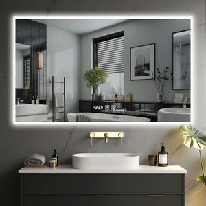 IREDA Kúpeľňové zrkadlo s LED osvetlením, 125 x 75 cm vyobraziť