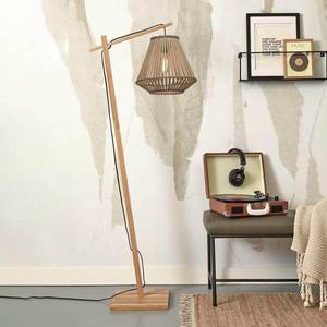 Good & Mojo GOOD & MOJO Merapi stojacia lampa, prírodná vyobraziť