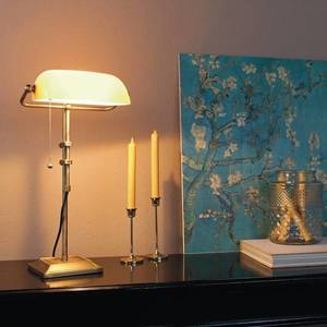 Steinhauer Stolová lampa Ancilla nastaviteľná bronzová/žltá vyobraziť