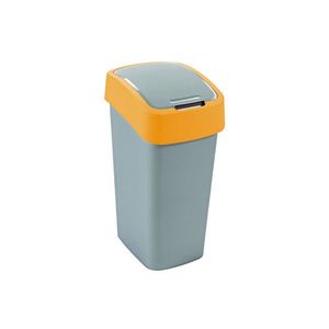 CURVER - Kôš na odpad Flipbin 50L šedo-oranžový vyobraziť