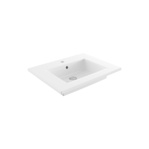 BOCCHI Milano - Umývadlo na skrinku s prepadom 615x475 mm, biela lesklá vyobraziť