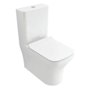 BOCCHI Scala - WC kombi 650x365 mm + nádržka + sedátko slim Soft Close - SET, biela lesklá vyobraziť