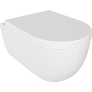 BOCCHI V-Tondo - WC závesné 545x360 mm, Rimless + sedátko wrap over, Soft Close - SET, biela lesklá vyobraziť