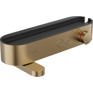Hansgrohe ShowerTablet Select – Termostatická vaňová batéria 400 na stenu, kartáčovaný bronz 24340140 vyobraziť