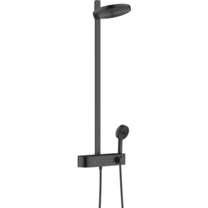 Hansgrohe Pulsify S - Showerpipe 260 2jet EcoSmart s termostatom ShowerTablet Select 400, čierna matná 24241670 vyobraziť