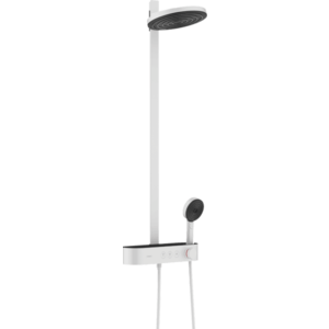 Hansgrohe Pulsify S - Showerpipe 260 2jet EcoSmart s termostatom ShowerTablet Select 400, biela matná 24241700 vyobraziť