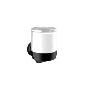 Emco Round - Nástenný dávkovač tekutého mydla, čierna 432113301 vyobraziť