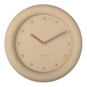 Béžové nástenné hodiny Karlsson Petra, ø 30 cm vyobraziť