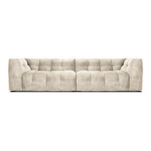 Béžová zamatová pohovka Windsor & Co Sofas Vesta, 280 cm vyobraziť