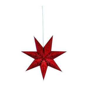 Markslöjd Markslöjd 700122 - Vianočná dekorácia SATURNUS 1xE14/25W/230V pr. 45 cm červená vyobraziť