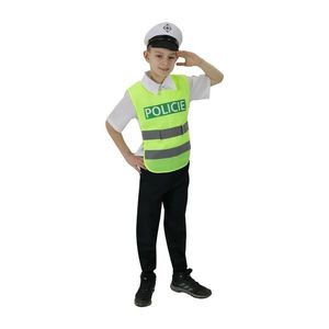 Rappa Detský kostým Dopravný policajt, veľ. M vyobraziť